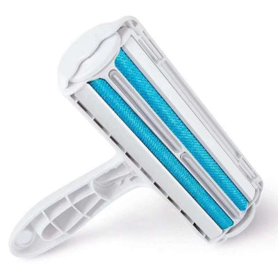 "Brosse anti-poils bleue pour chien, idéale pour un toilettage facile et efficace"