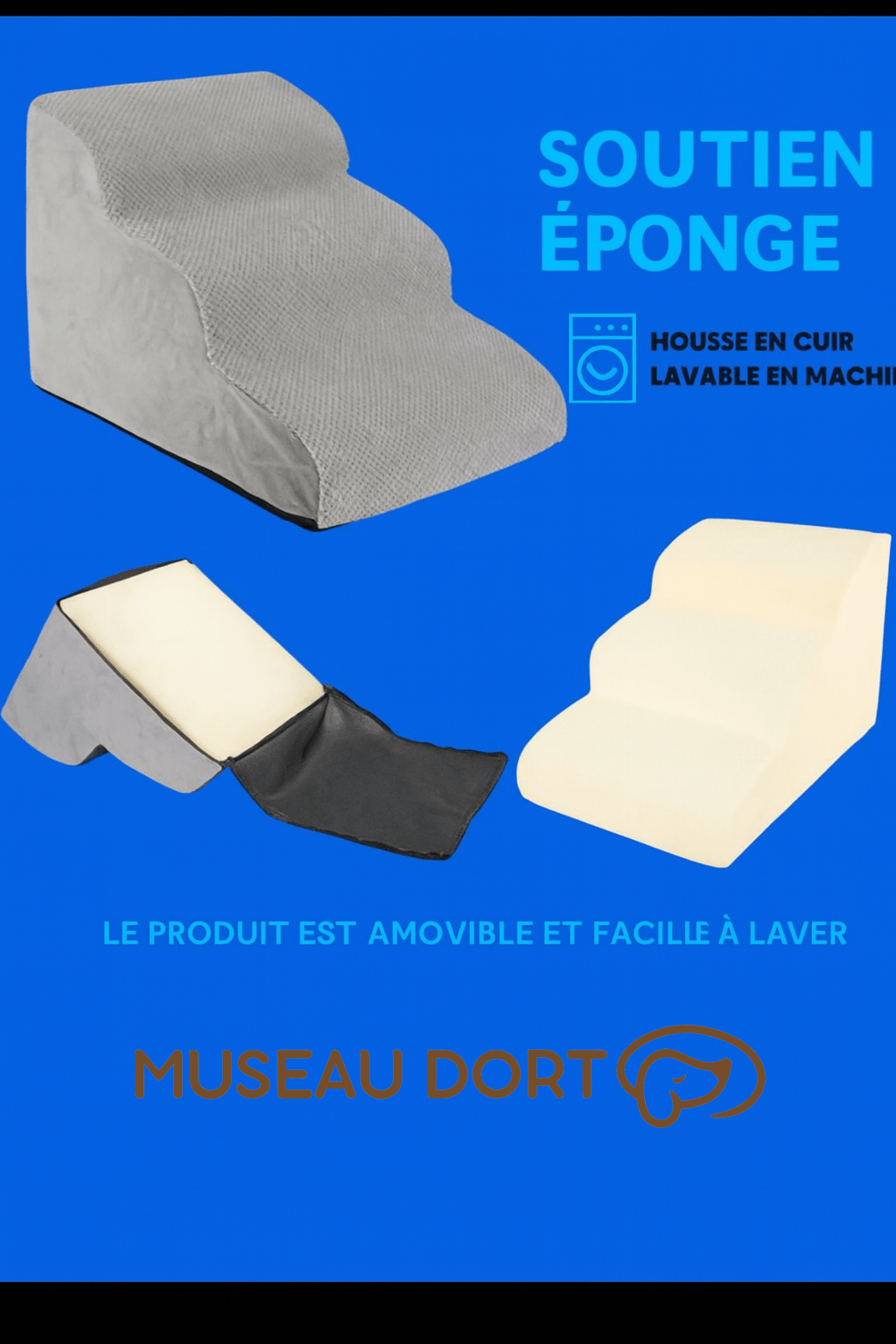 Escalier pour Chien Âgé Intérieur Design – Confort et Élégance au Quotidien - Museau dort