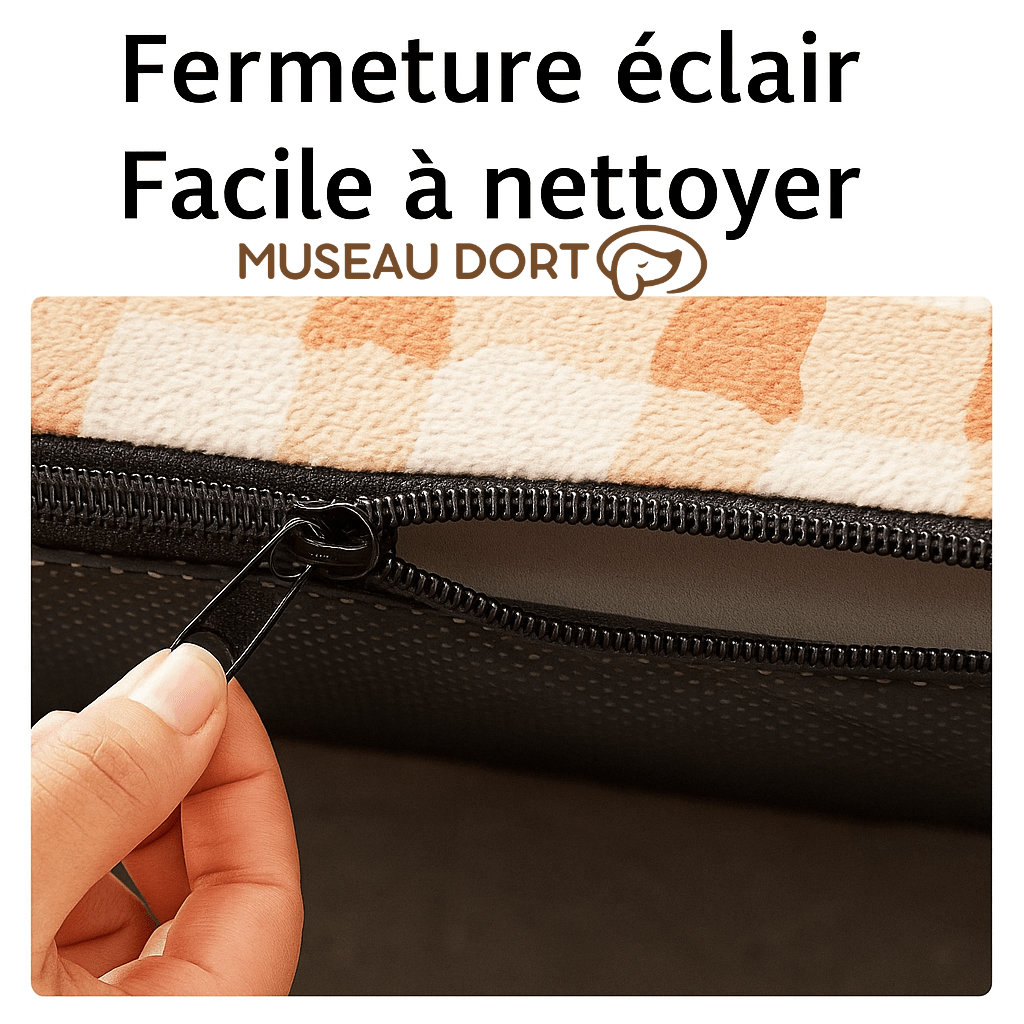 Marche pour Chien en Mousse | Confort et Sécurité Sans Effort - Museau dort