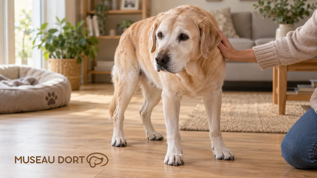 Pourquoi mon chien âgé tremble-t-il ? Causes et signes à surveiller
