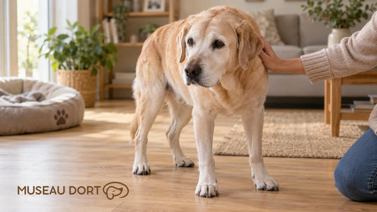 Pourquoi mon chien âgé tremble-t-il ? Causes et signes à surveiller