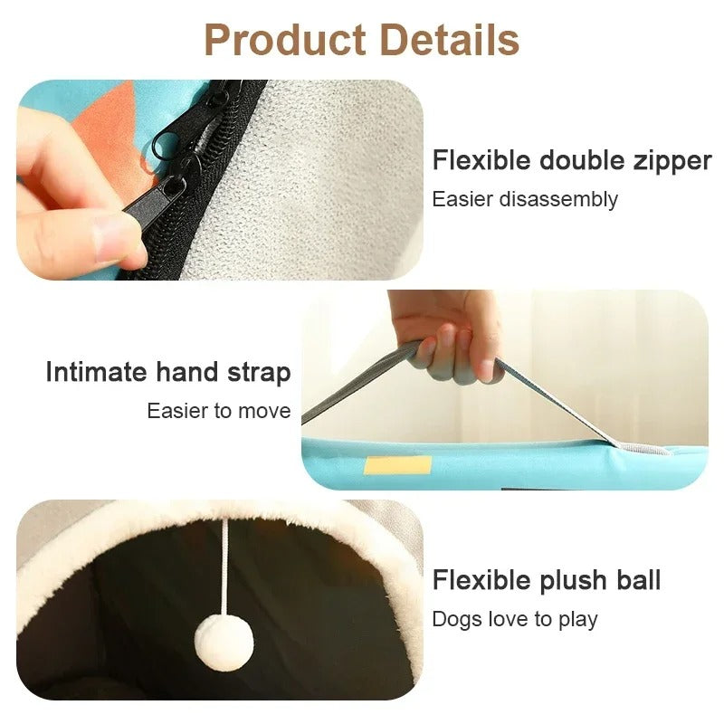 Niche compacte et stylée pour un confort optimal – Disponible chez Museau Dort