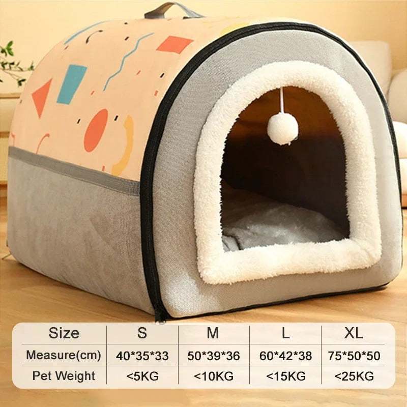 Niche d’intérieur moderne et confortable pour animaux – Disponible chez Museau Dort