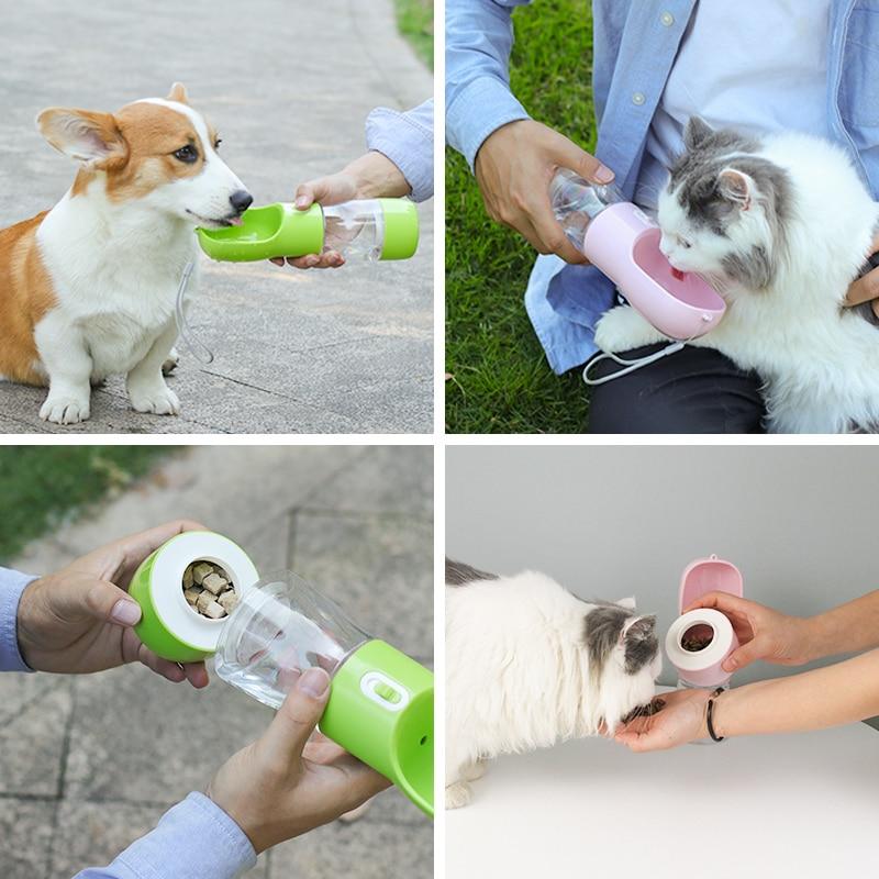 Bottle&Bowl™ | Gourde pour chien - Museau dort