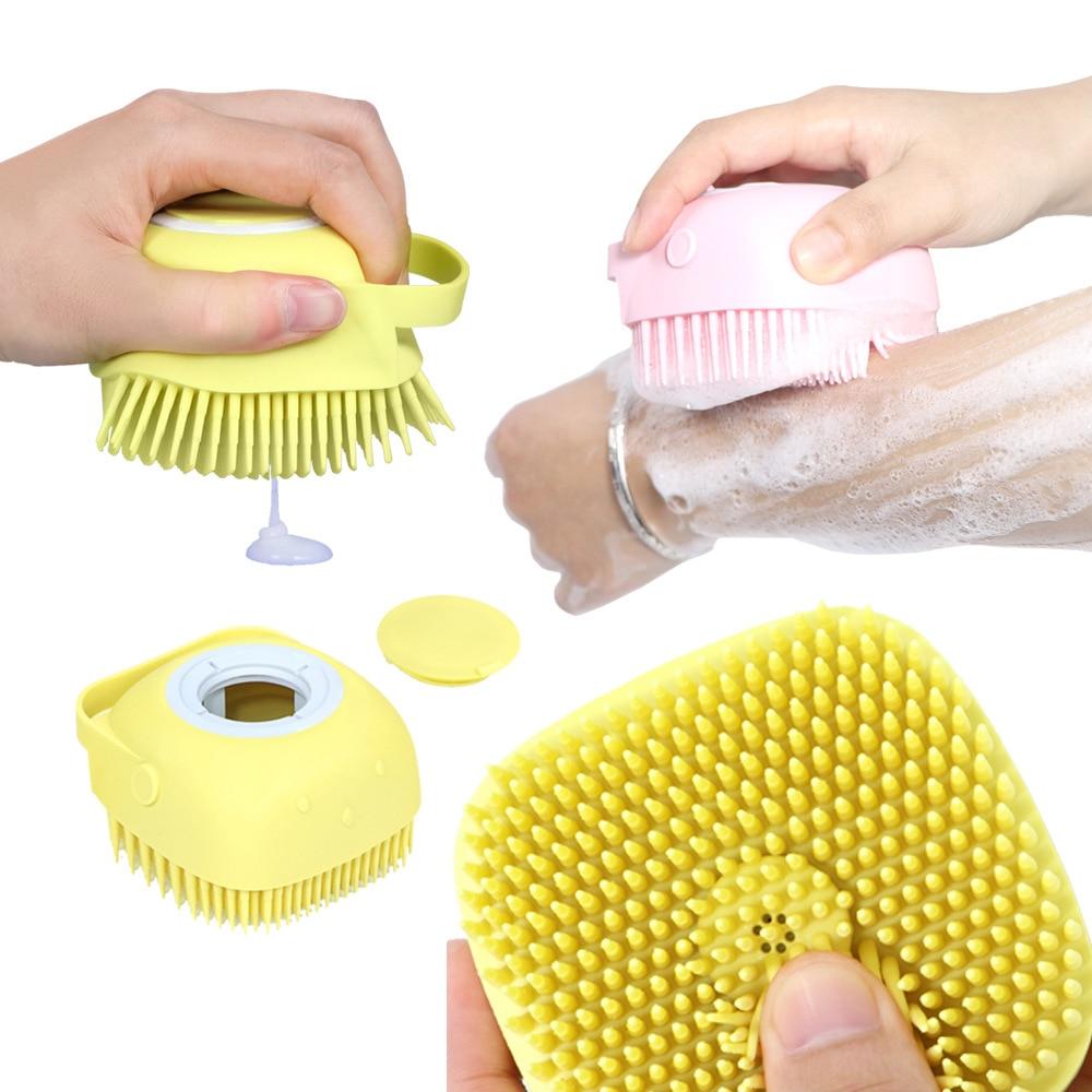 BrossyDog™ - Brosse de bain pour animaux 2 en 1 | chien - Museau dort