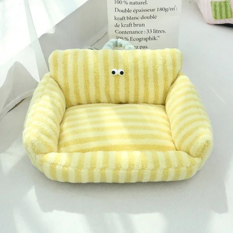 Canapé Moelleux pour Petit Chien - Confort, Chaleur et Sommeil Réparateur - Museau dort