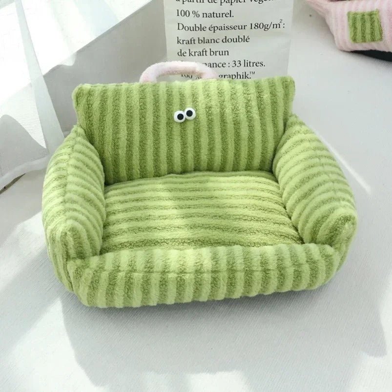 Canapé Moelleux pour Petit Chien - Confort, Chaleur et Sommeil Réparateur - Museau dort