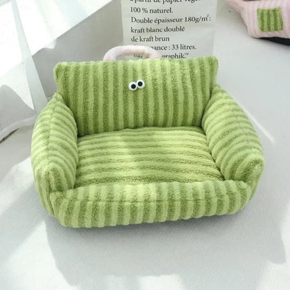 Canapé Moelleux pour Petit Chien - Confort, Chaleur et Sommeil Réparateur - Museau dort