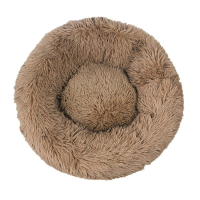 Lit cocooning pour chien avec bords surélevés pour plus de sécurité – Disponible chez Museau Dort