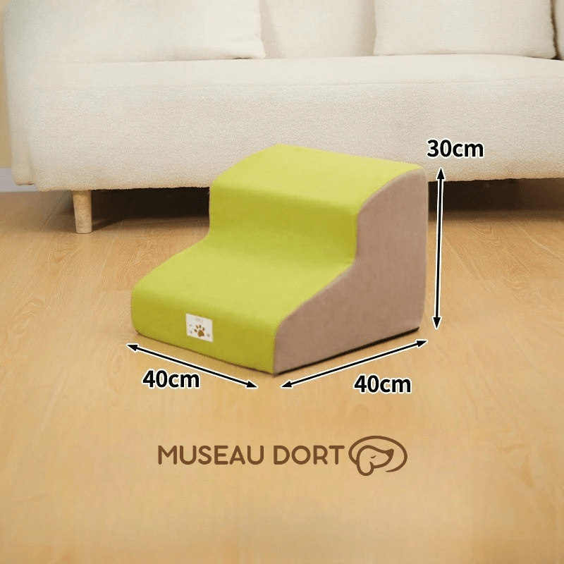 Escalier pour chien, modèle compact pour accès au lit sans saut – Museau Dort