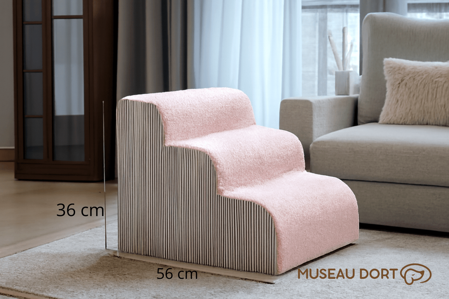 Escalier pour Chien Multi - Âges – L'Escalier qui Dure une Vie - Museau dort