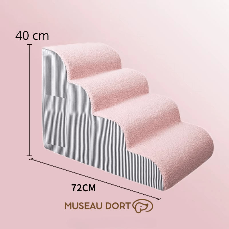 Escalier pour Chien Multi - Âges – L'Escalier qui Dure une Vie - Museau dort
