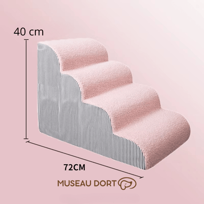 Escalier pour Chien Multi - Âges – L'Escalier qui Dure une Vie - Museau dort