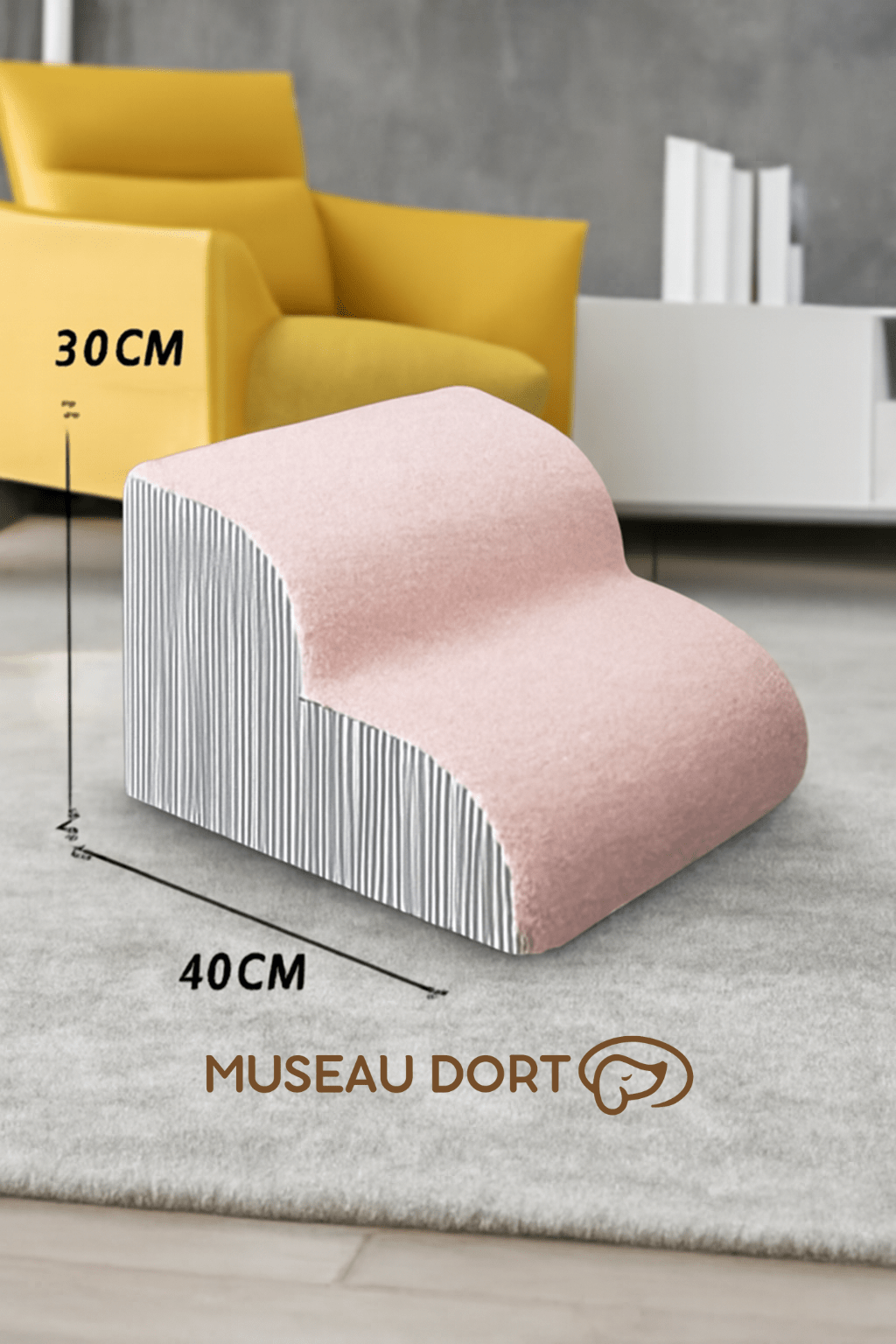 Escalier pour Chien Multi - Âges – L'Escalier qui Dure une Vie - Museau dort