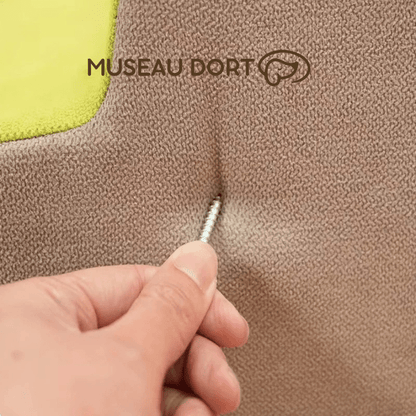 Escalier pour chien avec tissu résistant aux griffures, conçu pour un usage quotidien en toute confiance.