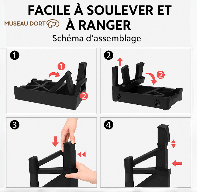 Gamelle Anti Glouton pour Chien | Mangez Lentement, Vivez Mieux ! - Museau dort