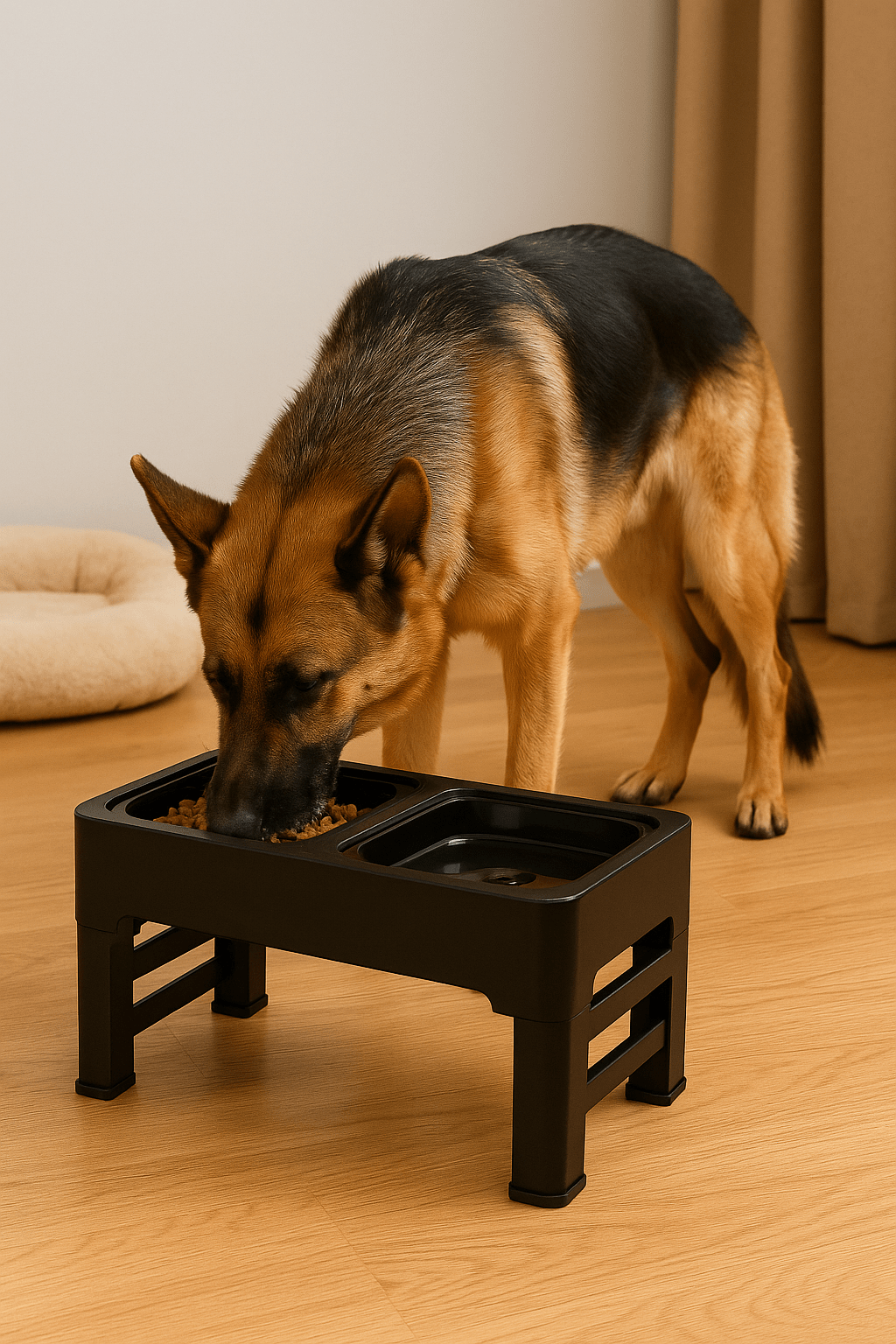 Gamelle Chien Surélevée | Soulage l’Arthrose et Protège Ses Articulations - Museau dort