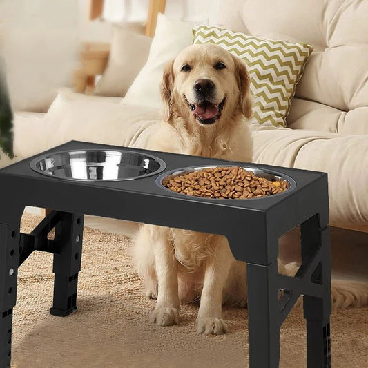 Gamelle Surélevée pour Chien – Réglable, Confort et Digestion Assurée - Museau dort