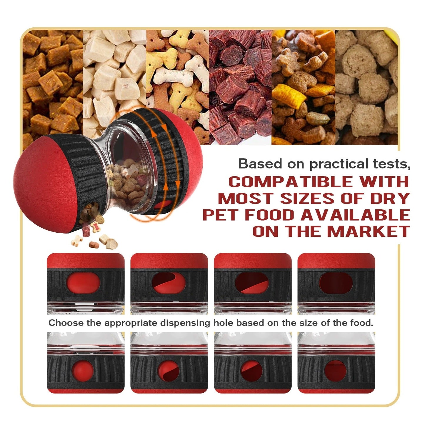 jouet distributeur de croquette pour chien - Museau dort