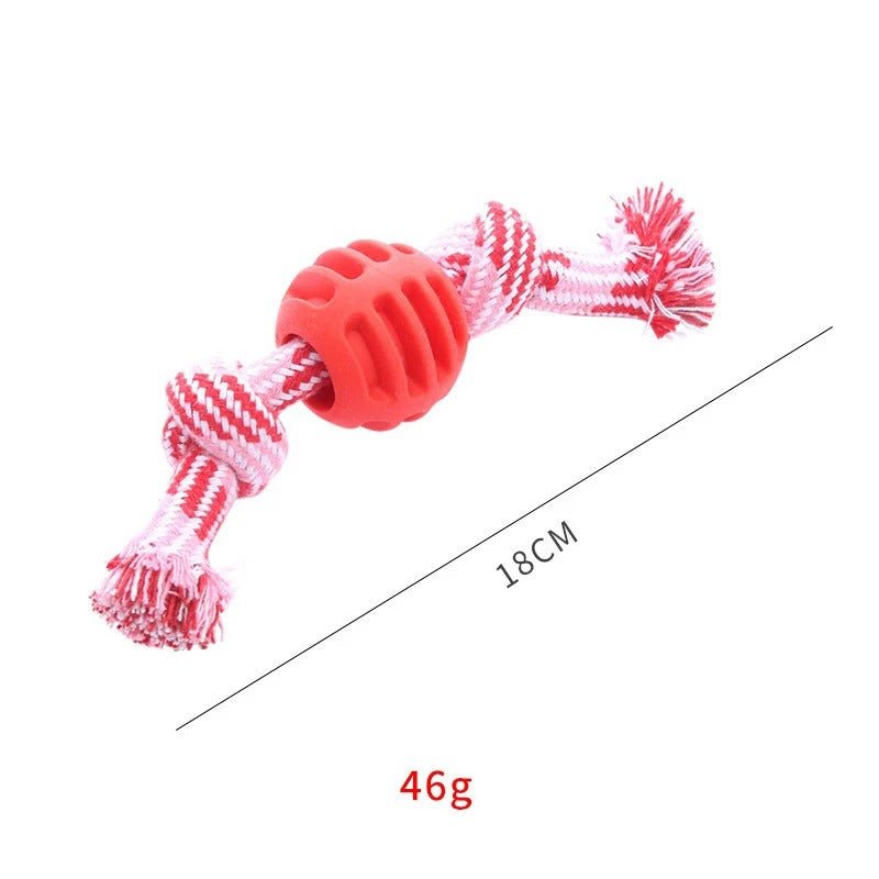 Jouet pour Chien Destructeur – Corde Résistante et Nettoyante - Museau dort