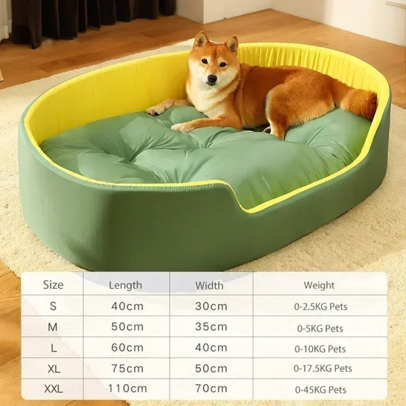Lit Doux pour Chien et Chat 🐾 | Confort Moelleux et Lavable - Museau dort