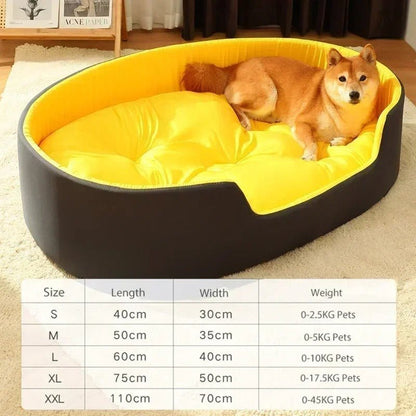 Lit Doux pour Chien et Chat 🐾 | Confort Moelleux et Lavable - Museau dort