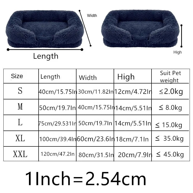 lit orthopédique pour chien - Museau dort