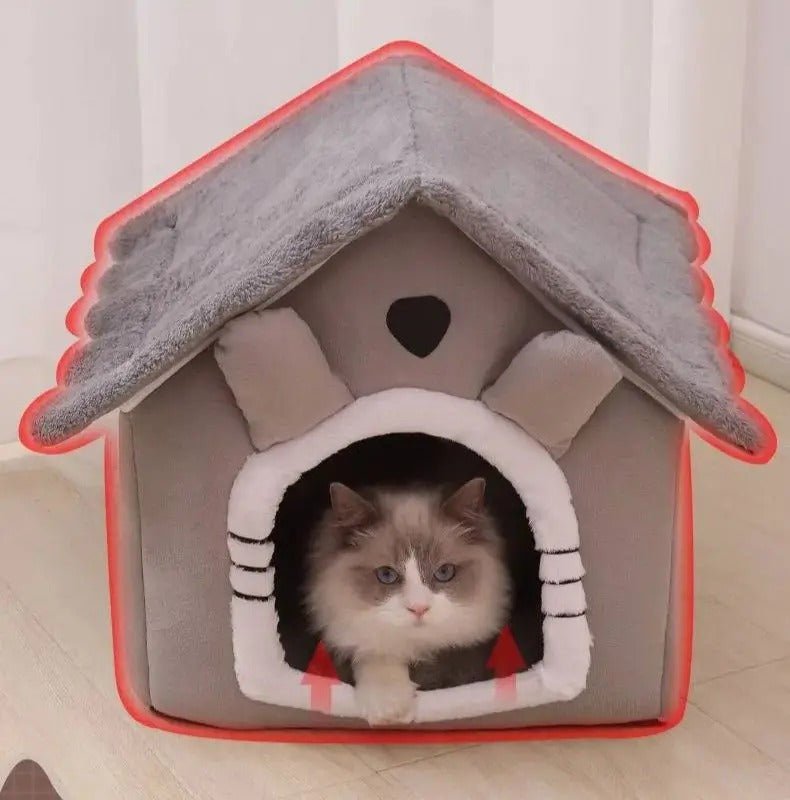 Niche Chaude pour Chien d’Intérieur | Un Refuge Douillet et Lavable - Museau dort