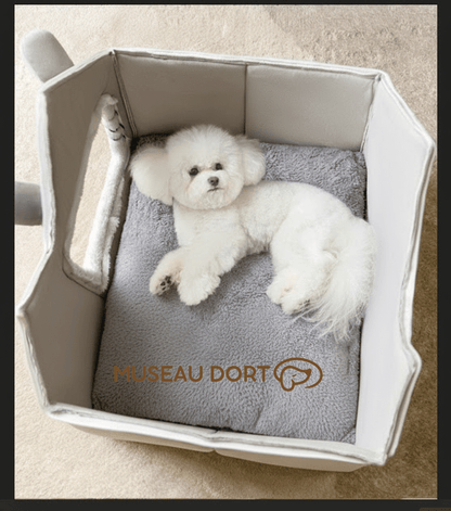 Niche d'Intérieur pour Chien – Confort et Sécurité Toute l’Année - Museau dort