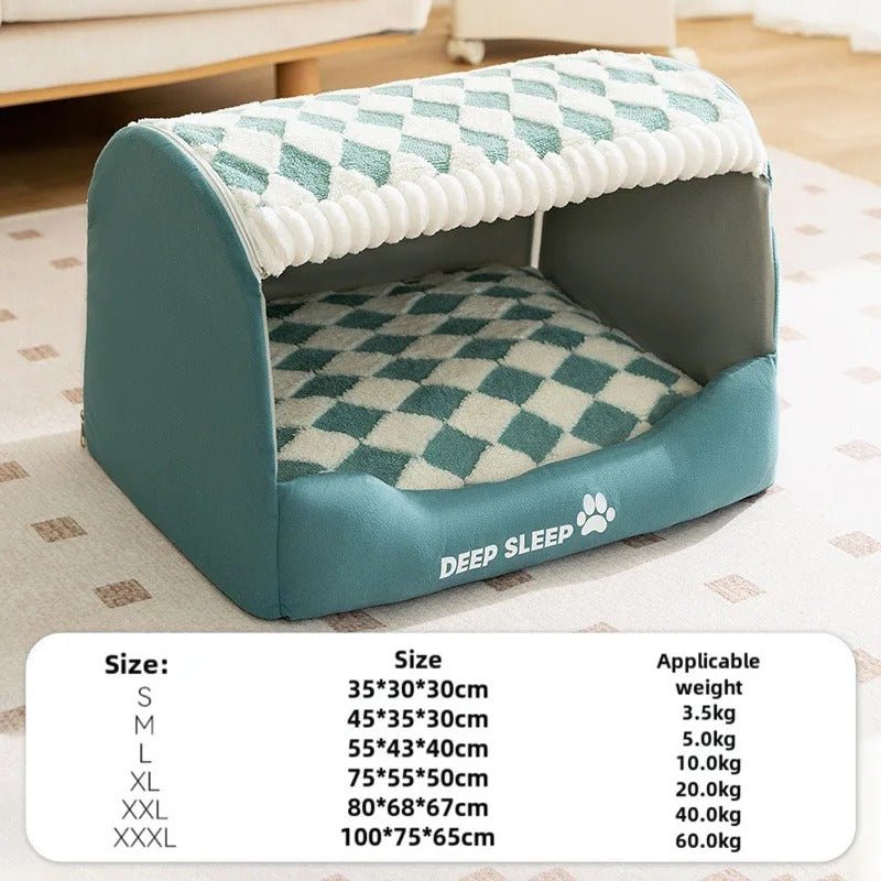 Niche pour Chien Intérieur Design | Confort, Esthétique et Sérénité à la Maison - Museau dort