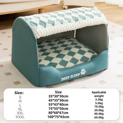 Niche pour Chien Intérieur Design | Confort, Esthétique et Sérénité à la Maison - Museau dort