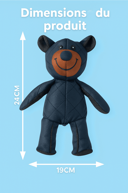 Ours en Peluche Résistant pour Chien – Jouet Indestructible à Mâcher - Museau dort