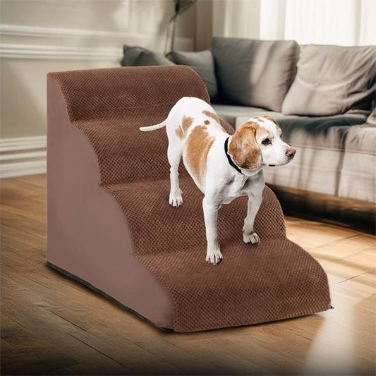 rampe escalier pour chien - Museau dort